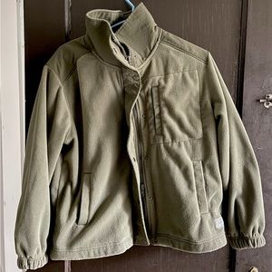 Roots Polartec Mock Neck Jacket - Kalamata